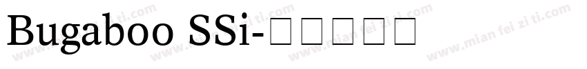 Bugaboo SSi字体转换